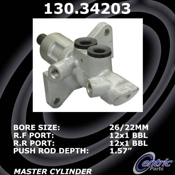 Centric Parts PREMIUM BRAKE MASTER CYLINDER 130.34203 - main